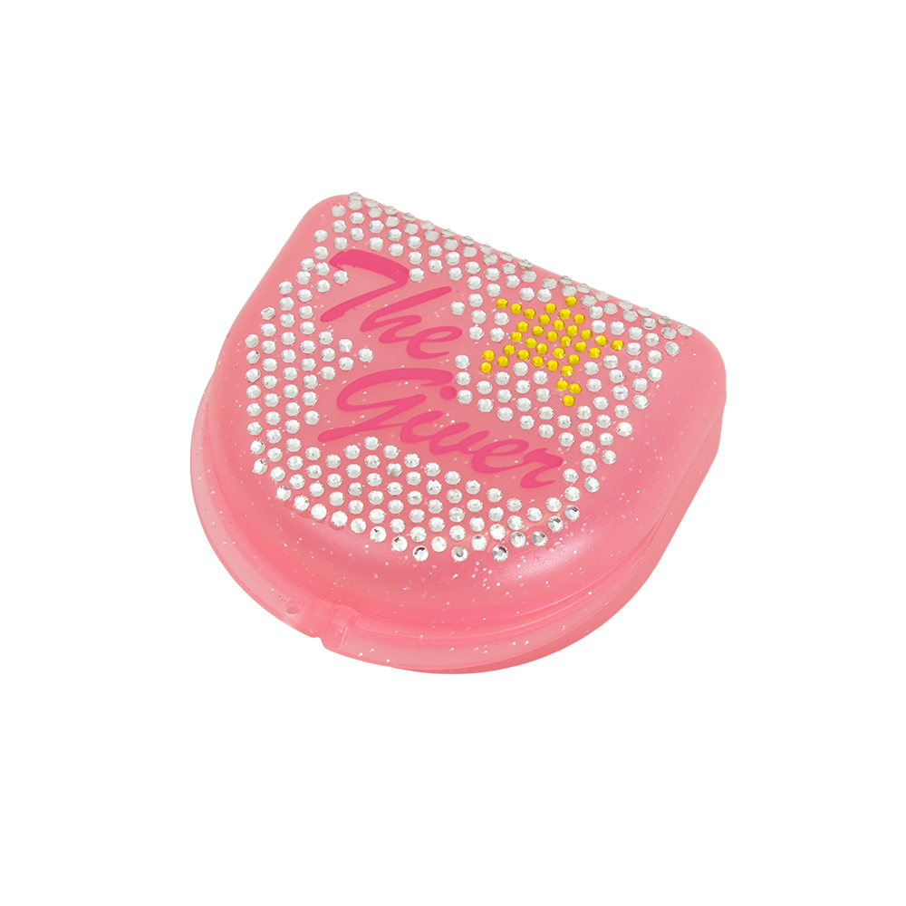 The Dentist: The Giver Bedazzled Retainer Case Front