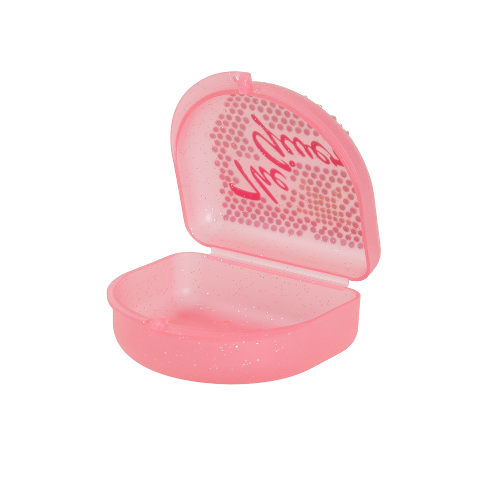 The Dentist: The Giver Bedazzled Retainer Case Open