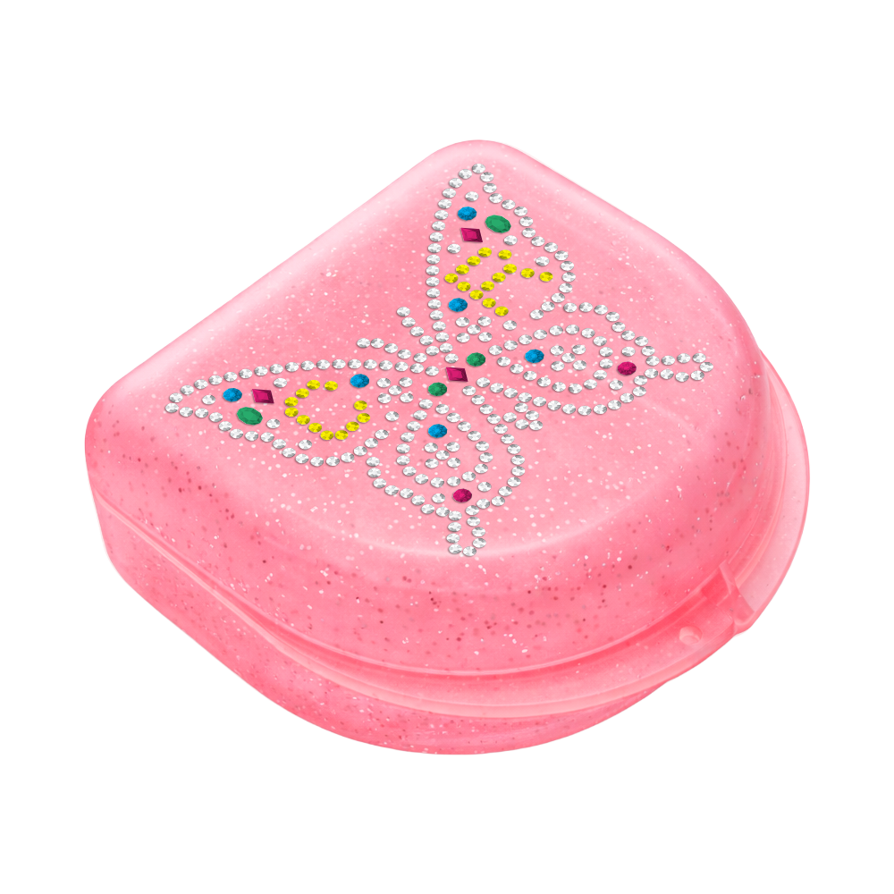The Dentist: Butterfly Bedazzled Retainer Case