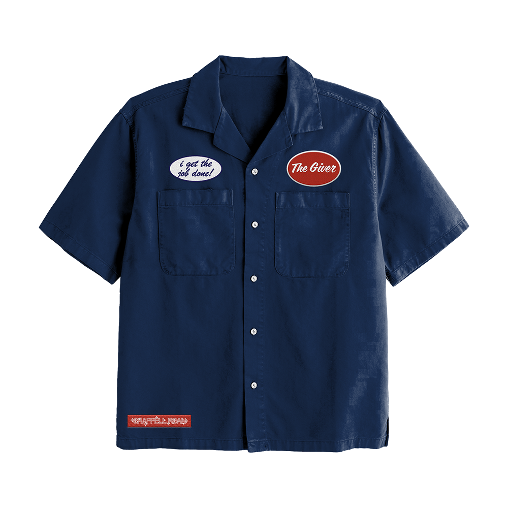 The Plumber: Navy Work Shirt Front